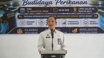 Kakanwil Ditjenpas Sumut Resmikan Kolam Budidaya Ikan Lapas Pancur Batu, Perkuat Ketahanan Pangan Berbasis Kemitraan